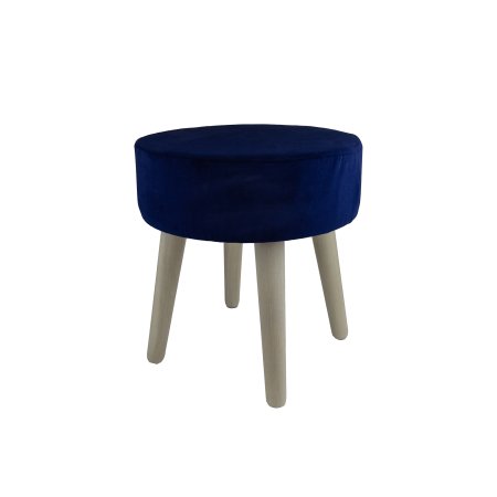 Пуф синий, форма круг 36х36х36 см Пуф синий, форма круг 36х36х36 см