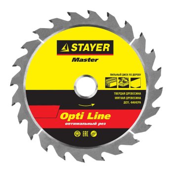 Диск пильный STAYER Мастер 160х20 мм 24Т