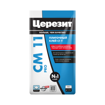 Клей для плитки и керамогранита СМ11 Pro Церезит 5 кг