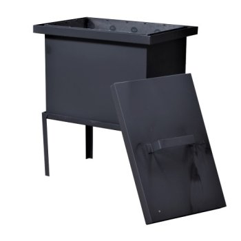 Коптильня двухъярусная Походная 44х31х29,4 см 1 мм