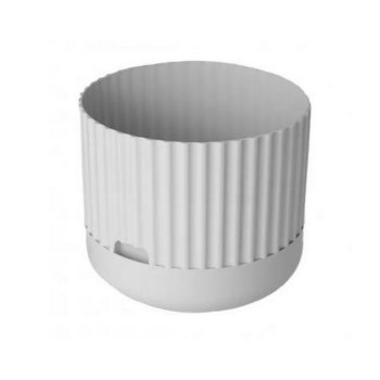 Кашпо с поддоном Эффект 4,5л Ø20см белый