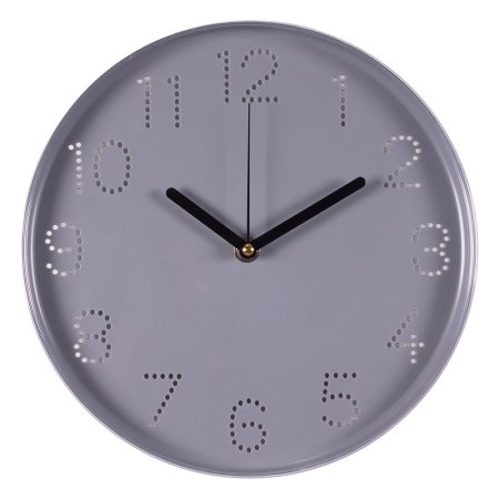 Часы настенные  Классика Ø25см цвет серый