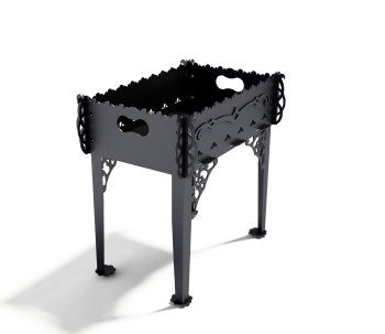 Мангал стационарный Огниво 55х30,5х54 см 3 мм