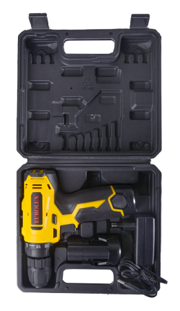 Дрель-шуруповерт аккумуляторная Eurolux ДА-12/2 Li-lon 12В 2x1,5Ач 13Нм