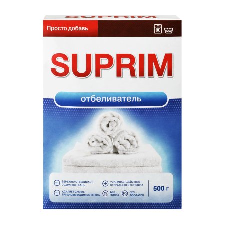 Отбеливатель для белья Suprim Suprim 500г Отбеливатель для белья Suprim Suprim 500г