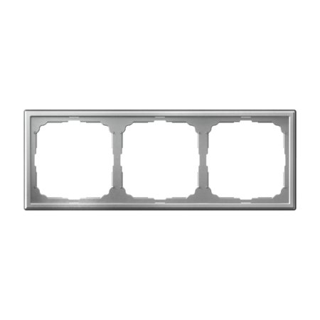 Рамка Systeme Electric ARTGALLERY 3 поста, цвет алюминий, арт. GAL000303