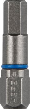 Бита Зубр HEX5 25мм 1/4 (тип С) 2шт