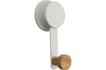 Крючок одинарный Аквалиния цвет белый