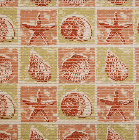 Коврик рулонный для ванной 65см Ракушки коричневый Villina