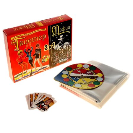 Игра настольная Твистер и Мафия