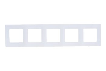 Рамка Legrand Etika 5 постов, цвет белый, арт. 672505