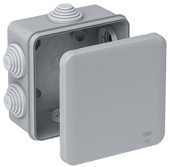 Коробка распределительная накладная Schneider Electric 85х85х40мм IP55 серая, арт. IMT35092