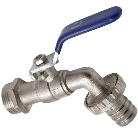 Кран шаровый водоразборный ручка - рычаг MasterProf 3/4" красный вентиль цинковый сплав