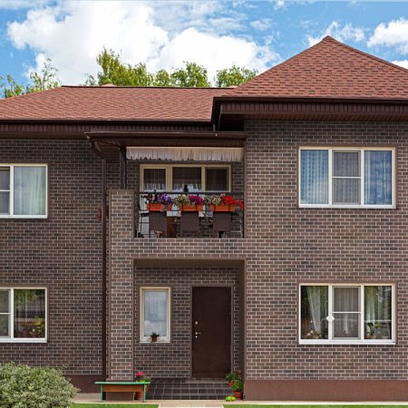 Плитка фасадная шотландский кирпич Технониколь HAUBERK 2,5 кв.м