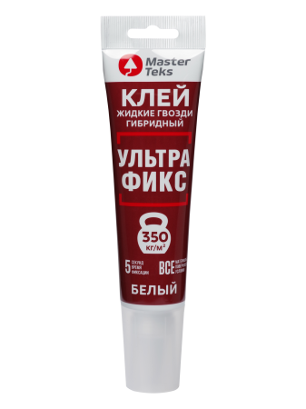 Клей для тяжелых конструкций MasterTeks ProfiMaster УльтраФикс белый 80 гр