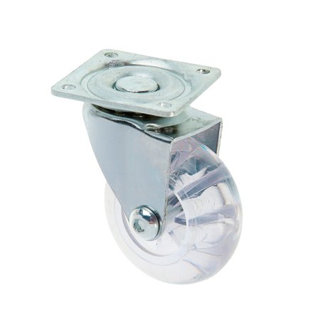 Опора колесная поворотная на площадке Ø50 мм