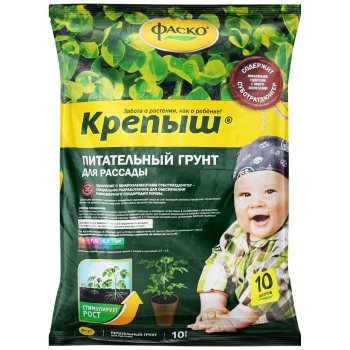 Грунт рассадный Крепыш Фаско 10л