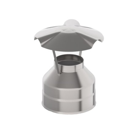 Оголовок 115мм 200мм 0,5/0,5мм нержавеющая+оцинкованная сталь