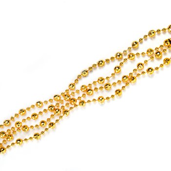 Бусы Шарики 400см цвет золотой Бусы Шарики 400см цвет золотой