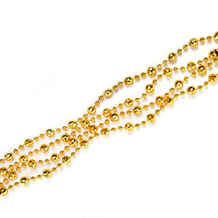Бусы Шарики 400см цвет золотой Бусы Шарики 400см цвет золотой