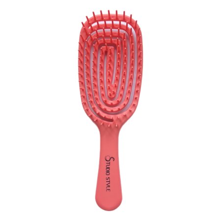 Расчёска для волос трапеция изогнутая BEAUTY STYLE пластик красный  РЕЛАКС Расчёска для волос трапеция изогнутая BEAUTY STYLE пластик красный  РЕЛАКС