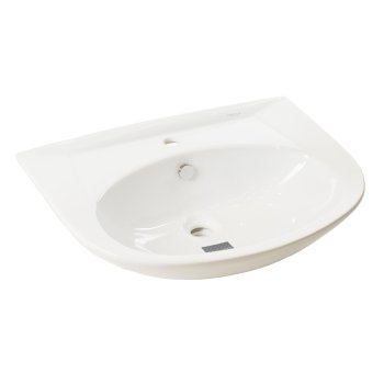 Раковина Sanita Luxe Classic фарфор 645мм круглая  цвет белый