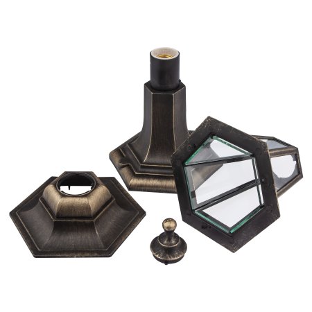 Светильник садово-парковый напольный ЭРА НТУ 06 "Оскар 1" бронза E27 1х60Вт