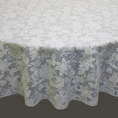 Клеенка Flower цвет белый