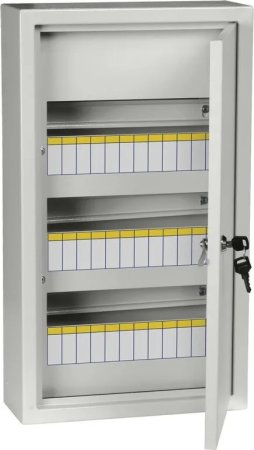 Щит распределительный навесной IEK TITAN 3 36 мод. металл IP31 арт.MKM14-N-36-31-Z