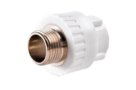 Муфта PPR с наружней резьбой 20мм 1/2" дюйм Муфта PPR с наружней резьбой 20мм 1/2" дюйм