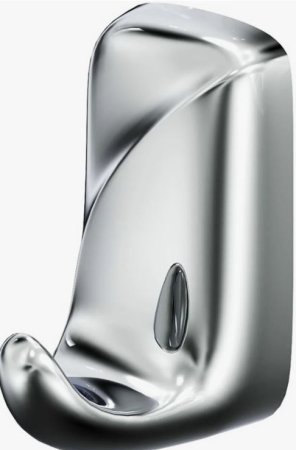 Крючок одинарный FLOWER цвет хром