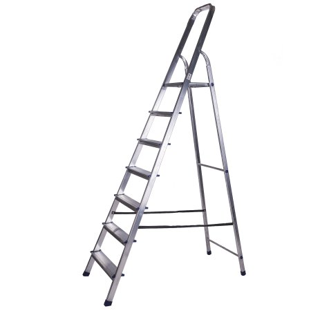 Стремянка STAIRS 7 ступеней алюминиевая