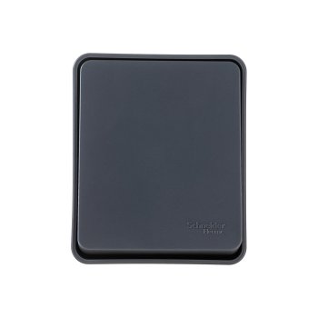 Выключатель накладной Schneider Electric AtlasDesign Profi54 1 кл. антрацит, без подсветки, арт. ATN544011