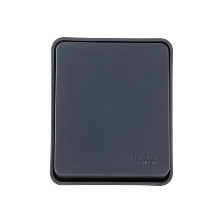 Выключатель накладной Schneider Electric AtlasDesign Profi54 1 кл. антрацит, без подсветки, арт. ATN544011