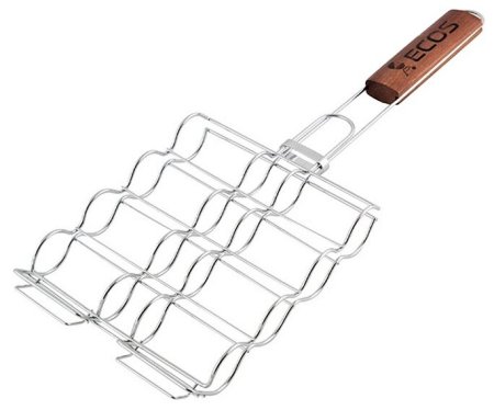 Решетка-гриль Ecos для сосисок 1 предмет 20х17х2 см 4 см