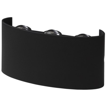 Светильник фасадный настенный ЭРА черный светодиодный неприменимоВт