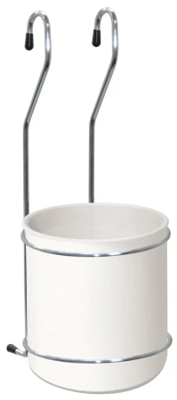 Подставка для столовых приборов   на рейлинг для столовых приборов цельный цвет хром 24см 100 мм 1 шт