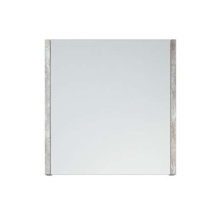 Шкаф-зеркало подвесной Верона 67х65х17см серый