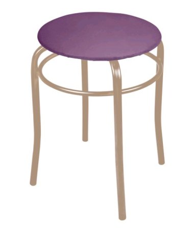 Табурет сливовый, форма круг 32х47,5 см Табурет сливовый, форма круг 32х47,5 см
