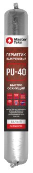 Герметик быстросохнущий MasterTeks ProfiMaster PU полиуретановый белый 600 мл