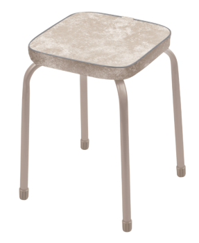 Табурет ТФ03-В латте, форма квадрат 37х37х46 см