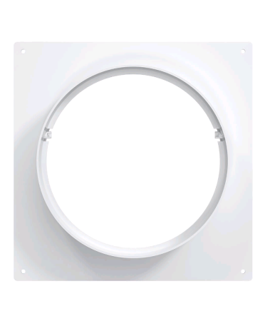 Пластина настенная для круглых каналов с фланцем Ø100мм 175 х 190мм ERA