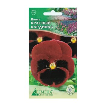 Семена виолы Красный кардинал Семена для Сибири