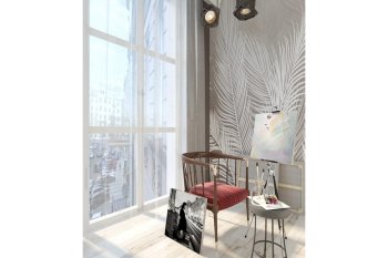 Штора тюлевая вуаль Legrand Шанти 300х260см белая