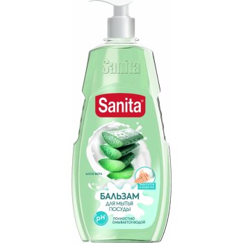 Средство для мытья посуды Sanita Алоэ вера 450мл