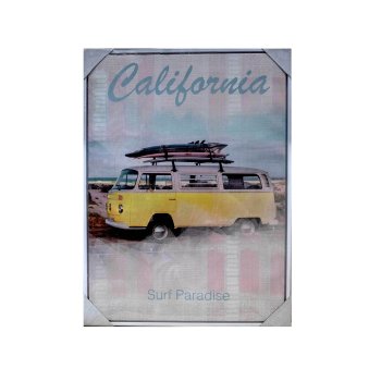 Картина на холсте Калифорния. Рай для серфинга. 60х 45см