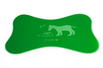 Подложка для мисок Nunbell цвет зеленый ПВХ