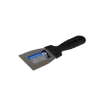 Шпатель малярный PQTools 80мм, резиновая ручка
