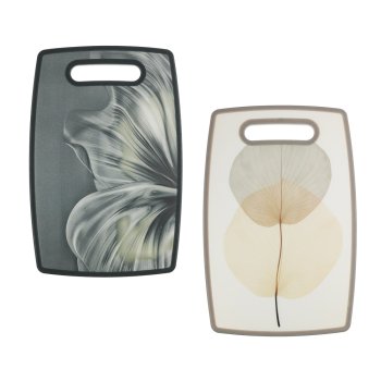 Доска разделочная 852-161 30х20см 12мм пластик цвет микс