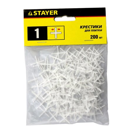 Крестики для кафеля 1мм STAYER 200шт